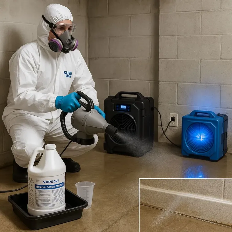 Sanitization and Odor Removal process in Center, ND